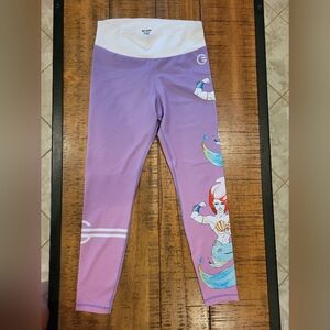 Grrrl Pink/Purple Mermaid Leggings - Weili/Victoria - Small/Medium